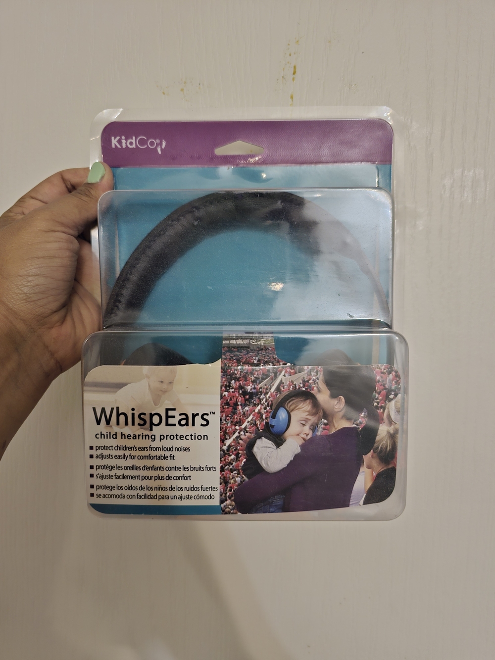 WhispEars Kids Hearing Protection Headband in Blue